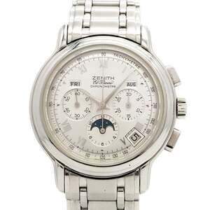 Zenith Chronomaster Triple Calendar Moonphase 02.0240.410 Silver Dial Men's W...